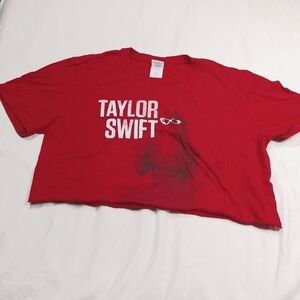 Taylor Swift juniors crop top shirt size medium